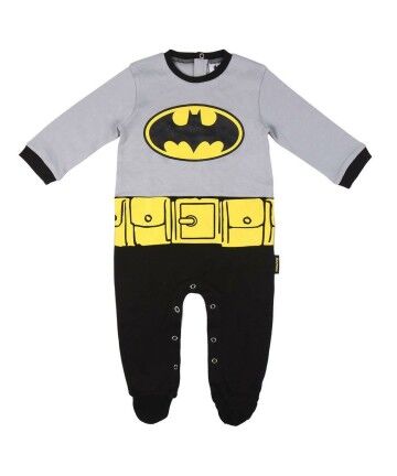 Tutina a Maniche Lunghe per Bambini Batman Grigio