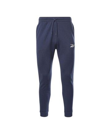 Pantalone Lungo Sportivo Reebok Essentials Vector Uomo Blu Marino