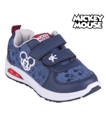 Scarpe Sportive con LED Mickey Mouse Azzurro