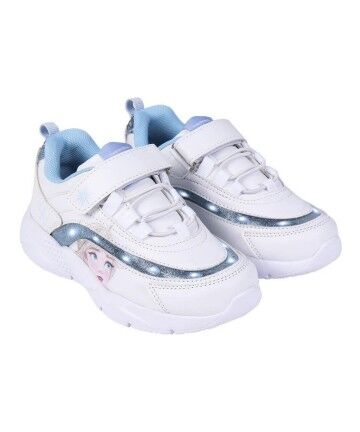 Scarpe Sportive con LED Frozen Bianco