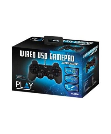 Controller Gaming Ewent PL3330 USB 2.0 PS3/PC Nero