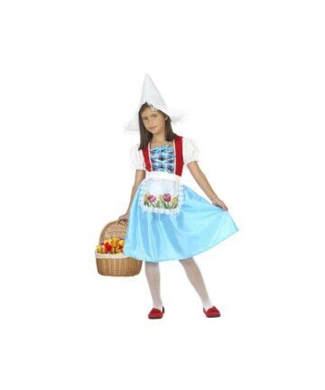 Costume per Bambini Olandese Donna Azzurro (3 pcs)