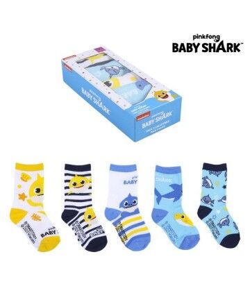 Calzini Baby Shark (5 perechi) Multicolore