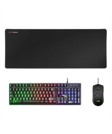 Tastiera e Mouse Gaming Mars Gaming MCPX portoghese