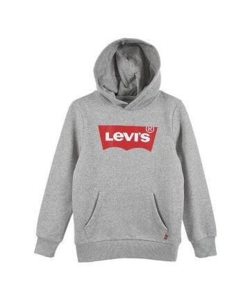 Felpa per Bambini Levi's Batwing Screenprint Grigio chiaro