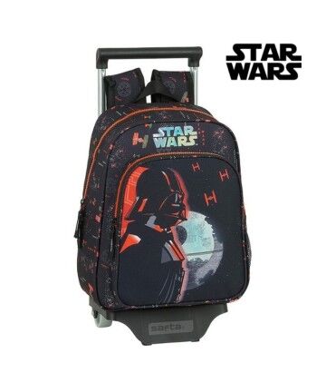 Trolley per la Scuola Star Wars The Dark Side Nero Arancio