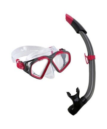 Occhialini da Snorkeling e Boccaglio Aqua Lung Sport Hawkeye Dark Adulti