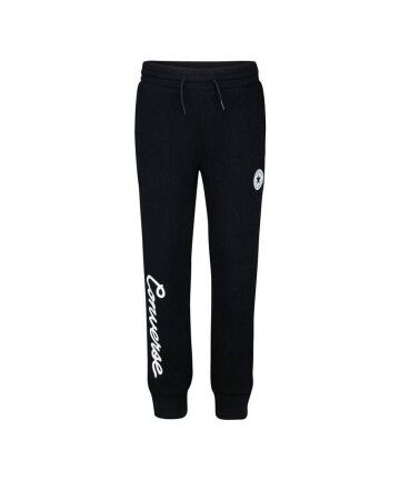 Pantalone per Adulti Converse Signature Chuck Patch Jogger Nero Donna