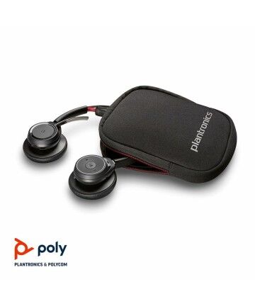 Auricolari con Microfono Poly VOYAGER FOCUS Nero