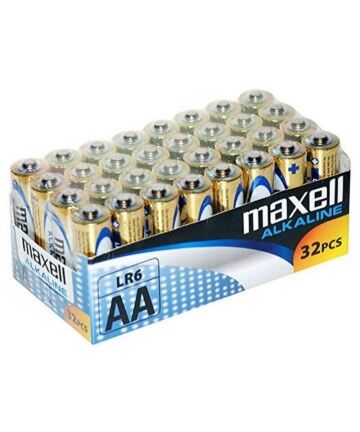 Batterie Alcaline Maxell MXBLR06P32 LR06 AA 1.5V (32 pcs) (AA)