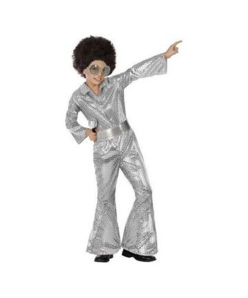 Costume per Bambini Disco Argentato