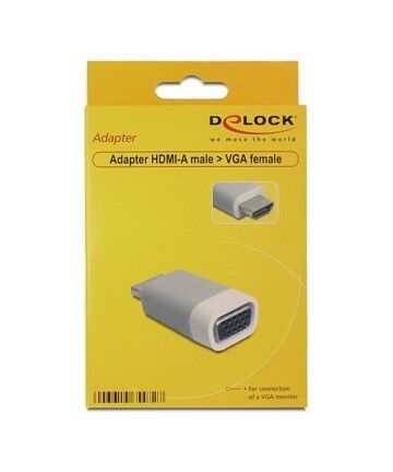 Adattatore HDMI con VGA DELOCK 65472 Bianco