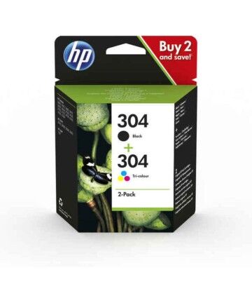 Cartuccia ad Inchiostro Originale HP 304 Nero Multicolore