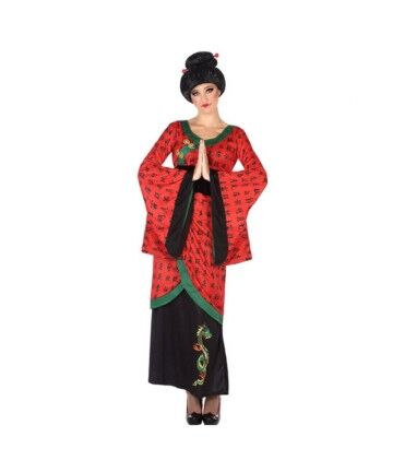 Costume per Adulti Rosso (1 pc) Cinese Donna