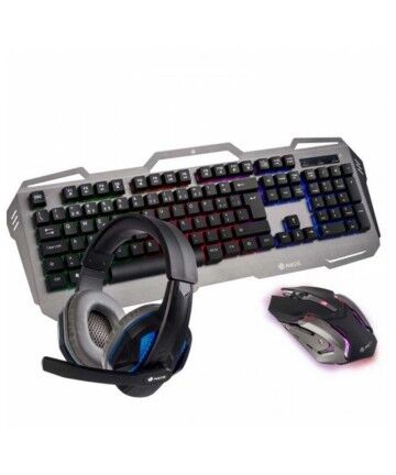 Tastiera e Mouse Gaming NGS GBX-1500 LED 2400 DPI Grigio