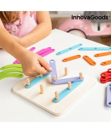 Gioco in Legno per Formare Lettere e Numeri Koogame InnovaGoods 27 Pezzi