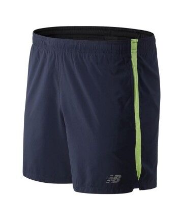 Pantaloni Corti Sportivi da Uomo New Balance Accelerate 5 In Blu scuro