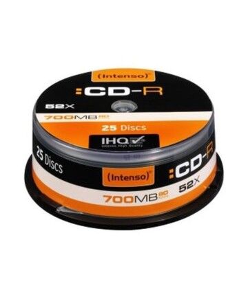 CD-R INTENSO 1001124 52x 700 MB (25 uds)