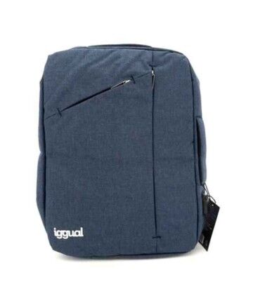 Zaino per Portatile iggual Adaptative Work 15,6" Impermeabile Antifurto Azzurro