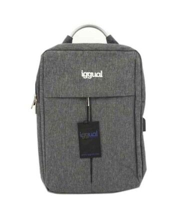 Zaino per Portatile iggual All Tech In 15,6" Impermeabile Grigio