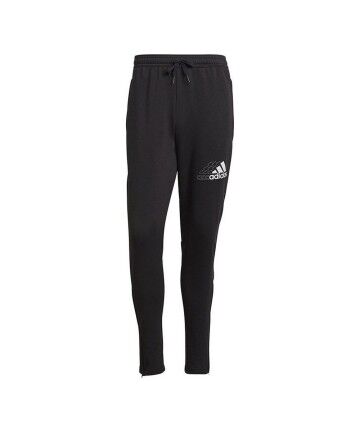 Pantalone Lungo Sportivo Adidas Essentials Logo Nero Uomo