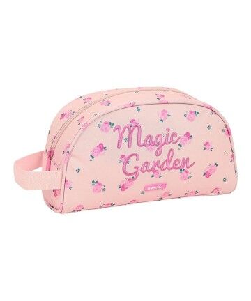 Necessaire per la Scuola Safta Magic Garden Rosa