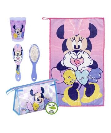 Set da Viaggio Minnie Mouse Rosa (4 pcs)