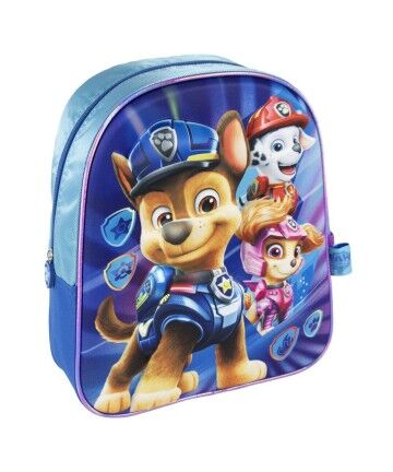 Zaino Scuola The Paw Patrol Azzurro (25 x 31 x 1 cm)