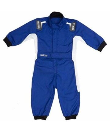 Tuta Racing per Bambini Sparco S017012AZ0306 Azzurro 18 Mesi