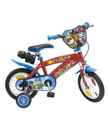 Bicicletta per Bambini The Paw Patrol 12" Rosso