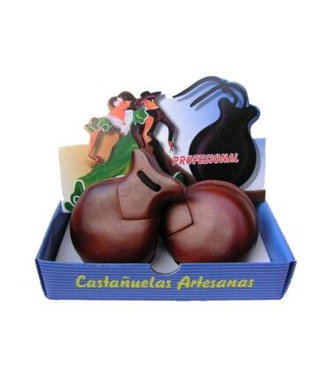 Castagnette CASTAÑUELAS-MRR Marrone (9 x 7 cm)