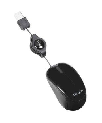 Mouse con Cavo e Sensore Ottico Targus Compact Blue Trace Nero