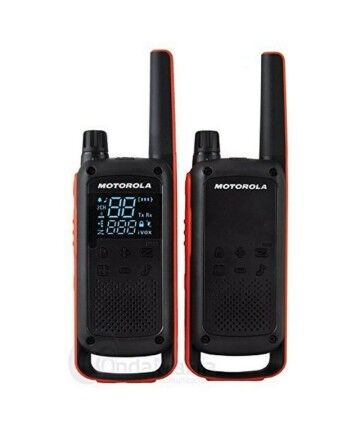 Walkie-Talkie Motorola T82 (2 Pcs) Nero Arancio