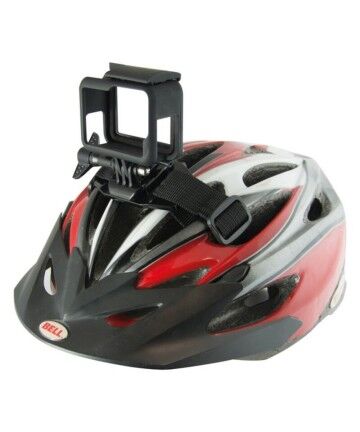 Cinghia per Supporto per Fotocamera Sportiva per Casco di Bicicletta KSIX Nero