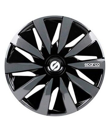 Coprimozzi Sparco Lazio Nero/Grigio 15" (4 uds)