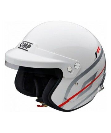 Casco OMP J-R Hans Karting Bianco