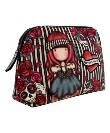 Necessaire per la Scuola Gorjuss Mary Rose Nero Rosso Granato