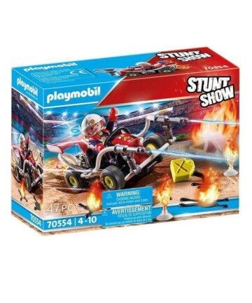 Playset Playmobil Stunt Show Pompiere (47 pcs)