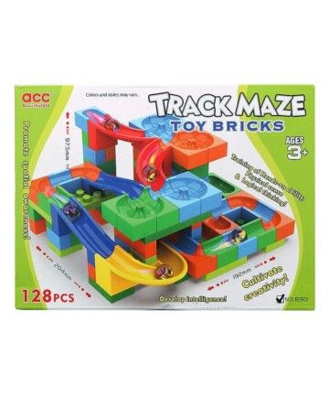 Gioco di Costruzioni con Blocchi Track Maze 118063 (128 pcs)