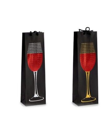 Busta di Carta per Bottiglie Calice per vino rosso (9 x 39 x 12 cm)