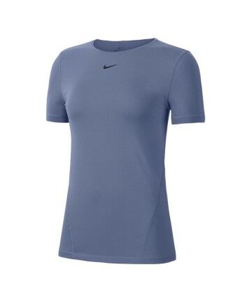 Maglia a Maniche Corte Donna Nike AO9951 Blu Acciaio